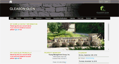Desktop Screenshot of gleasonglenhoa.com